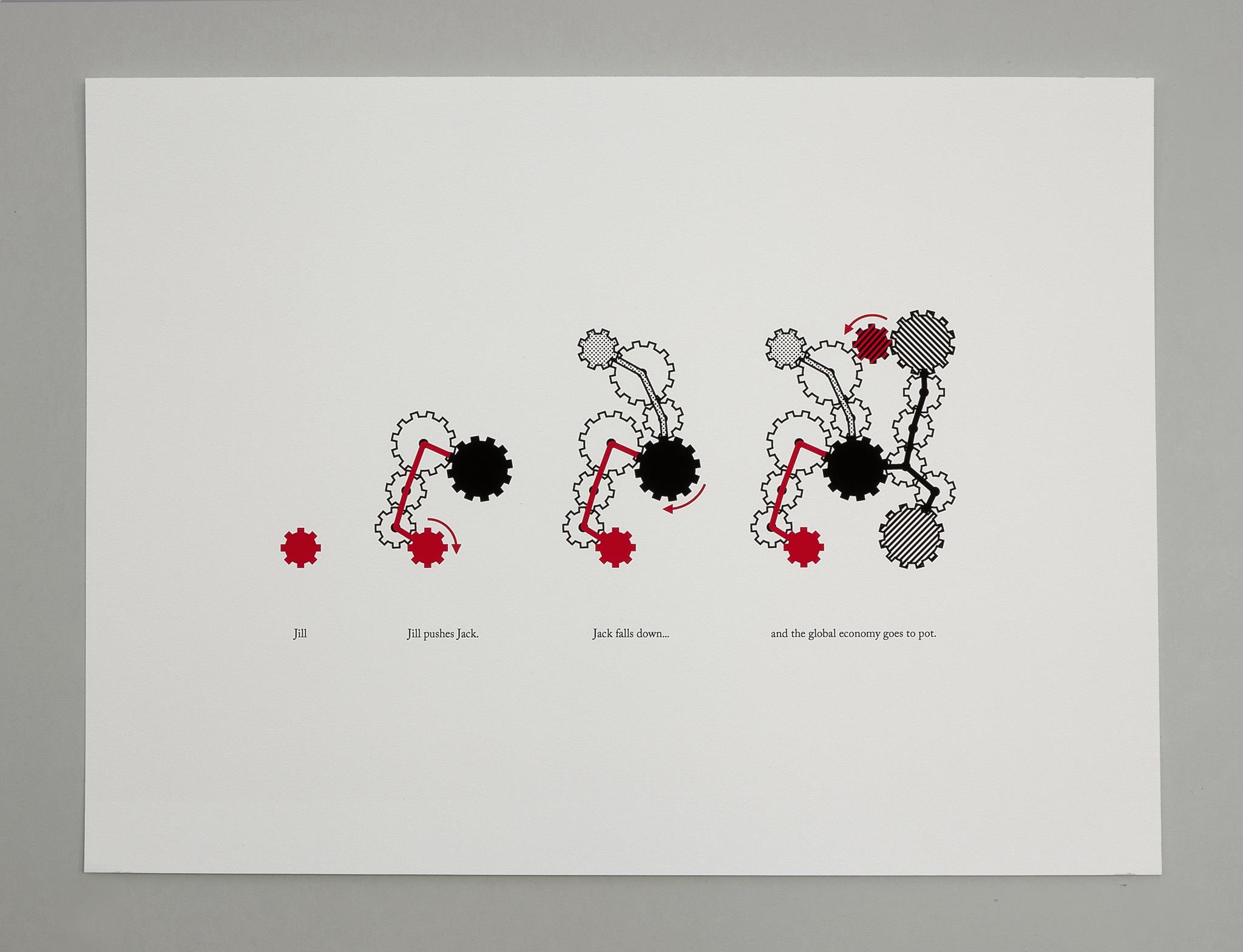 Giclée print by Karen Bleitz on the theme of The Mechanical Word. Archival inks on 300gsm Hahnemühle Photo Rag paper. Arc Editions. London 2014.